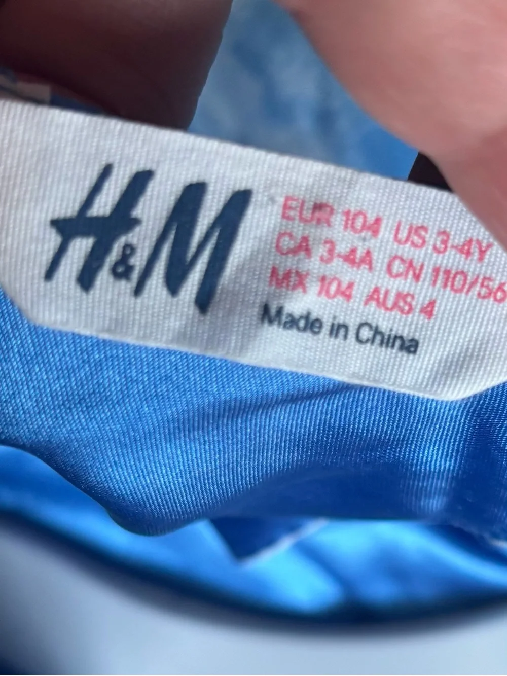 H&M girls dress